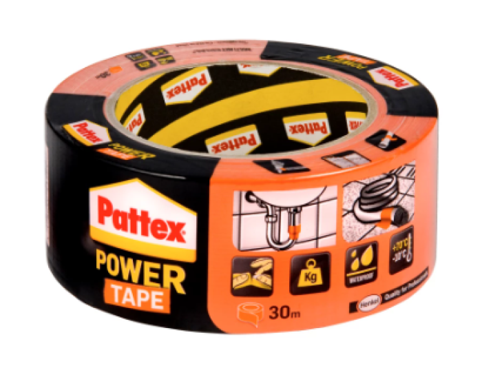 Pattex Power Tape Orange, leistungsstark, wasserdicht, 30 m Orange, 1669217